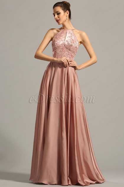 halter neck spaghetti