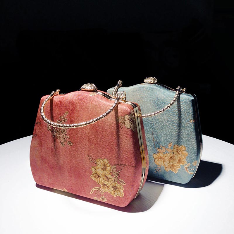 Women Vintage Flower Clutch Bag Evening Purse Women Vintage Flower Clutch Bag Evening Purse