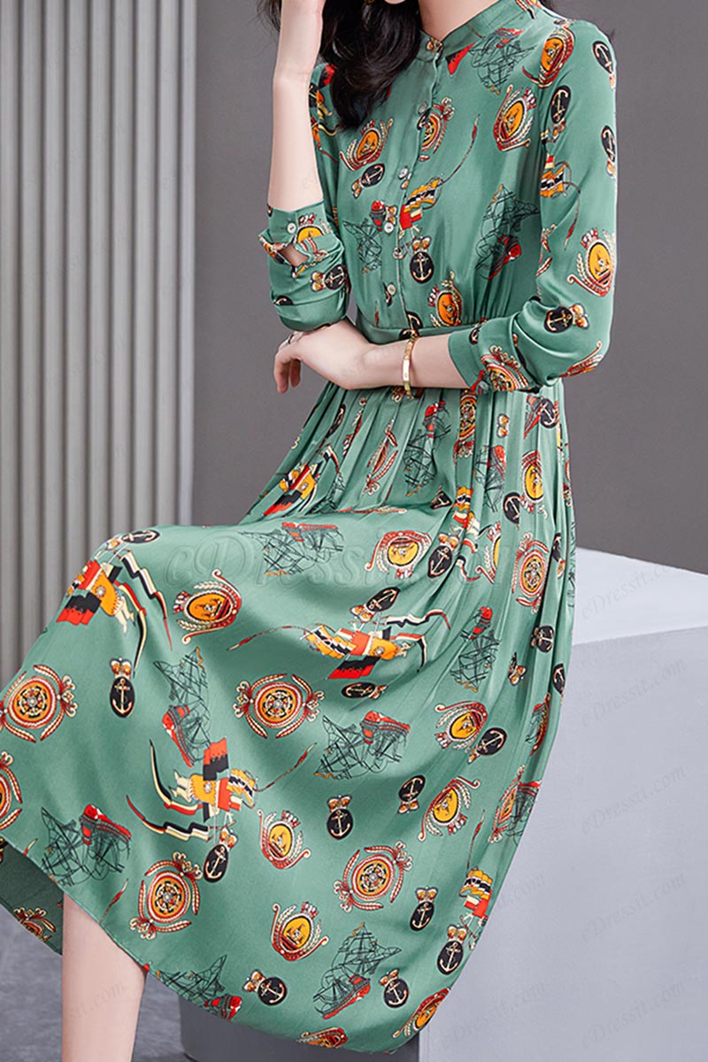 Green Floral Women Summer Party Maxi Dress Green Floral Women Summer Party Maxi Dress