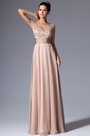 Cap Sleeves Sheer Top Mother of the Bride Dress