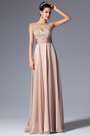 Cap Sleeves Sheer Top Mother of the Bride Dress