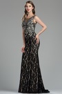 Robe de Soirée en Dentelle Noire
