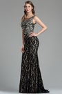 Robe de Soirée en Dentelle Noire