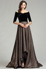 Off the Shoulder Black Dress Formal for Women