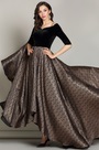 Off the Shoulder Black Dress Formal for Women