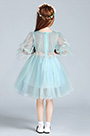 Green Short Princess Party Girl Dress