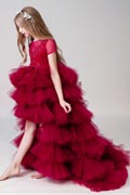 Princess Multi-layer Wedding Flower Girl Dress