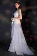 Shiny Hand-Made Beads&Sequins Sparkle Wedding Bridal Dress