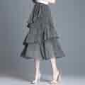 Spot Layered Summer Holiday Party Maxi Skirt Dress
