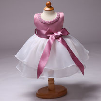 Princess Round Neck Baby Dress