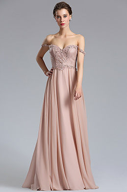 Elégante Robe de Soirée Épaule Découverte