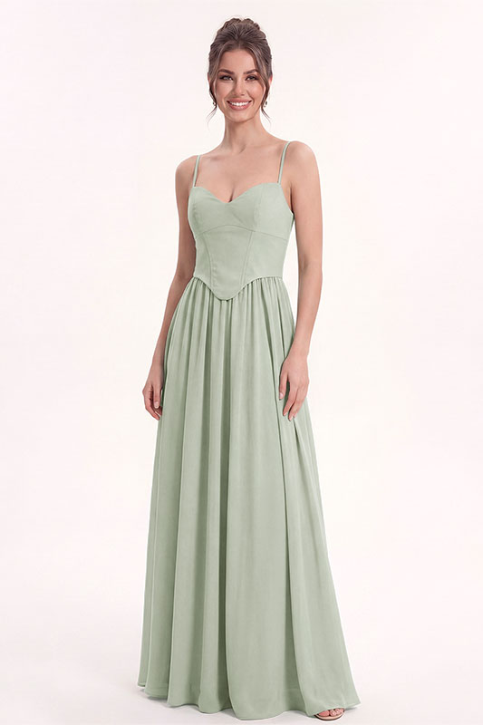 Clara Chiffon A-Line Shawl Bridesmaid Dress